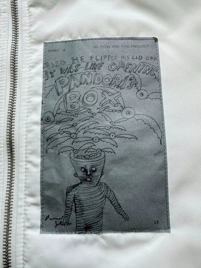 OAMC White Bomber Jacket-zp