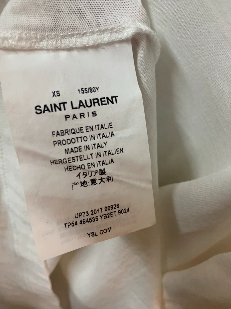 Saint Laurent Men's Short Sleeve T-Shirt