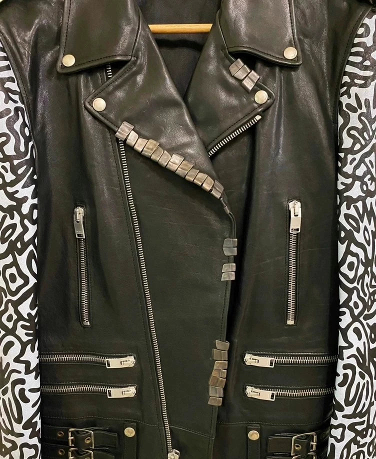Saint Laurent Sumi-ink Leather Jacket