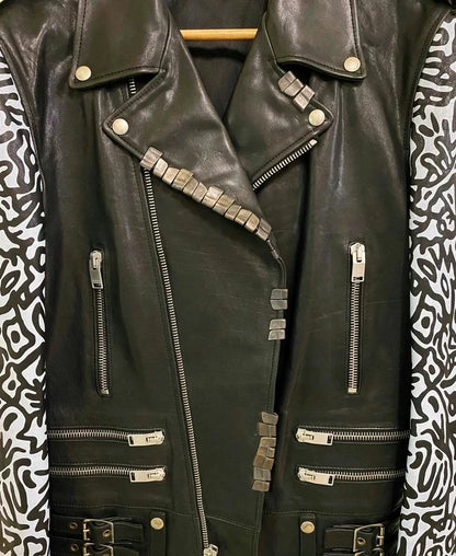 Saint Laurent Sumi-ink Leather Jacket