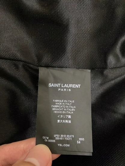 Saint Laurent Sumi-ink Leather Jacket