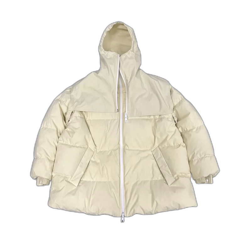 Bottega Veneta Puffer Jacket in Beige