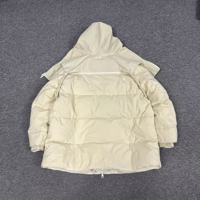 Bottega Veneta Puffer Jacket in Beige