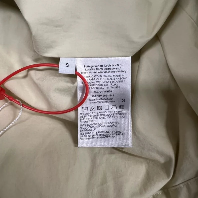 Bottega Veneta Puffer Jacket in Beige