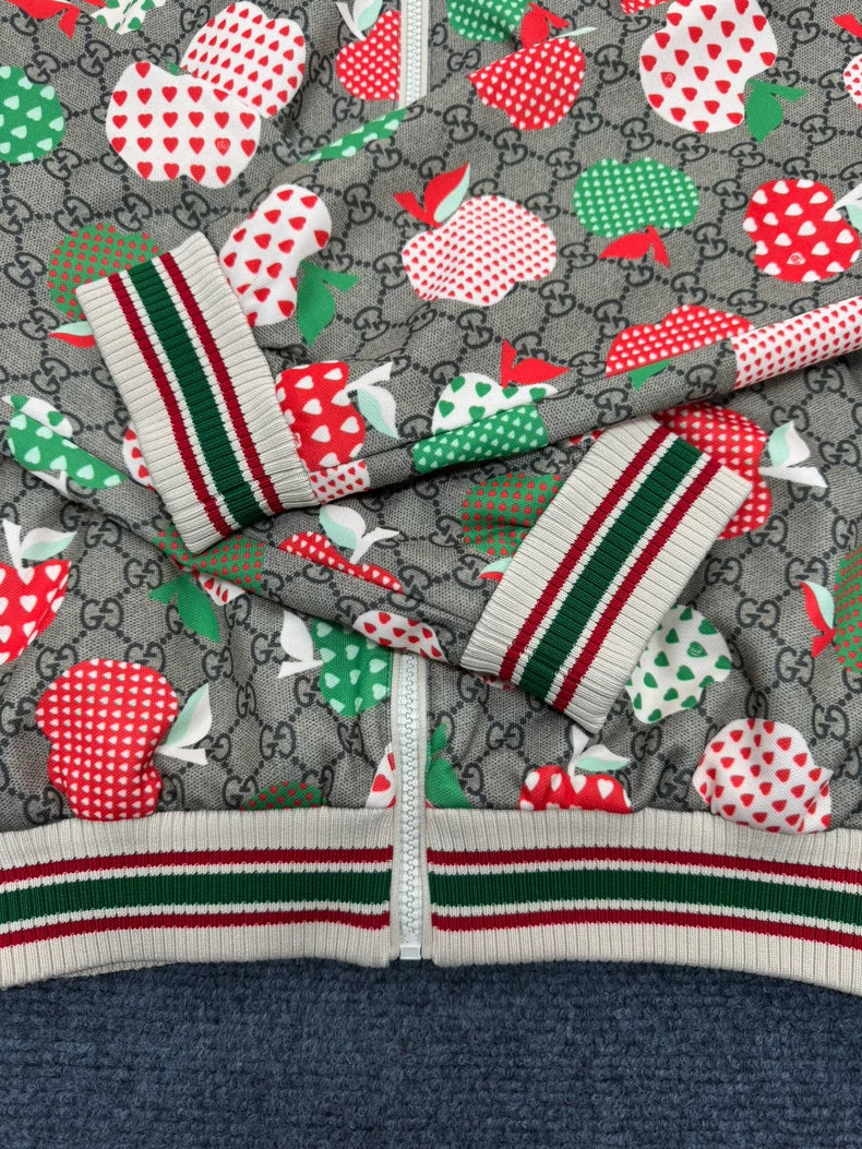 Gucci Apple Series Zip-Up Jacket