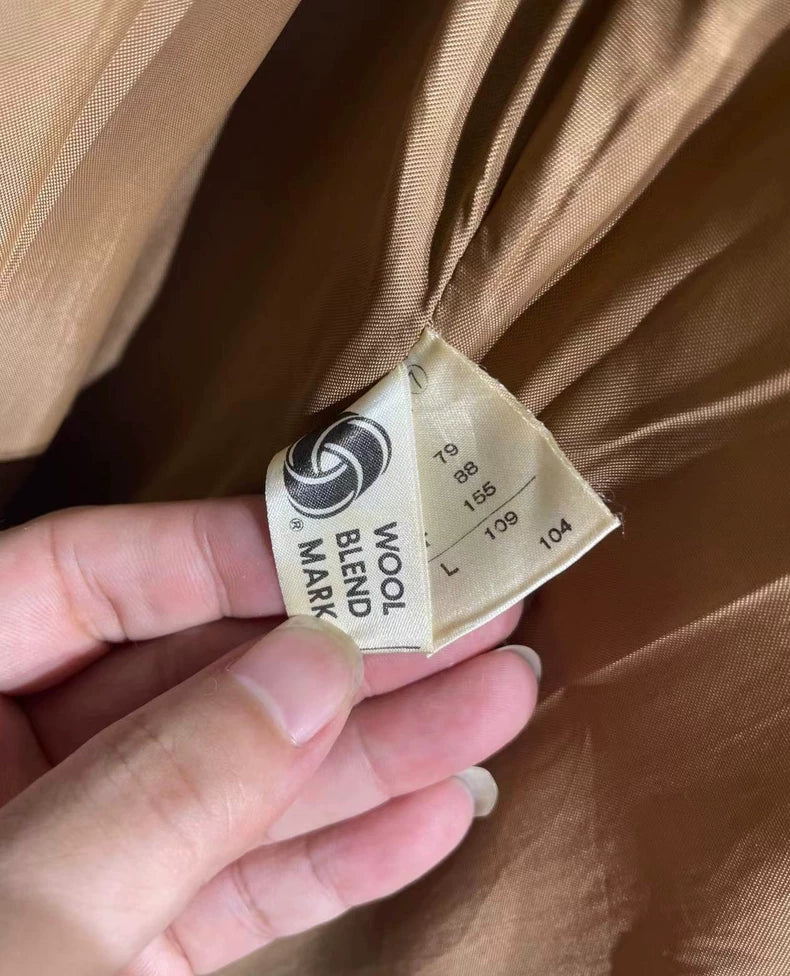 Vintage Prada Wool Blend Long Coat