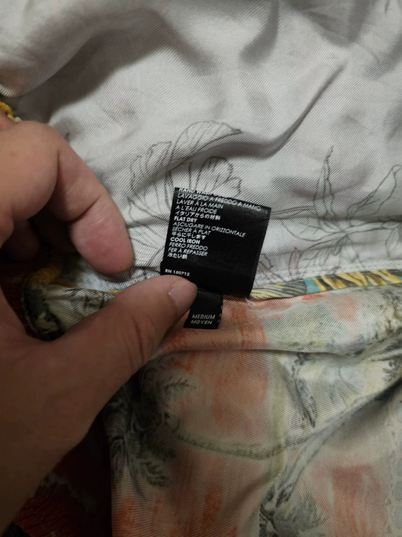 Amiri Silk Floral Print Casual Shorts-yf