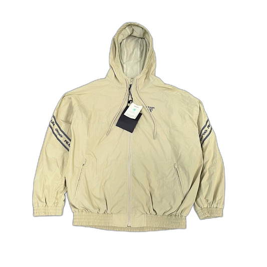 Prada Khaki Hooded Jacket for Men