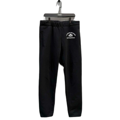 Chrome Hearts Black Sweatpants with Cross Design