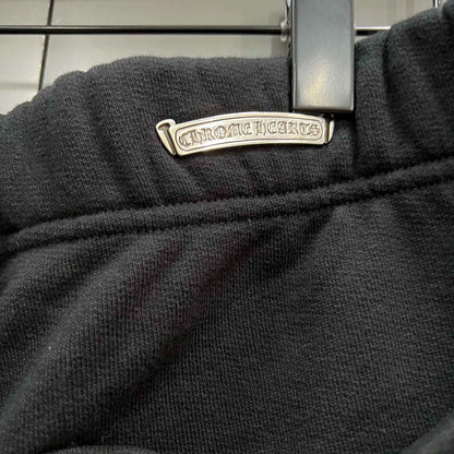 Chrome Hearts Black Sweatpants with Cross Design