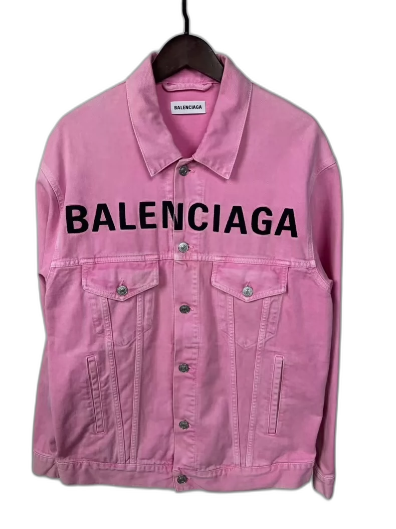 Pink Balenciaga Embroidered Jacket