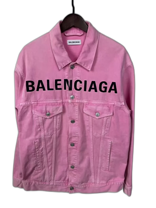 Pink Balenciaga Embroidered Jacket