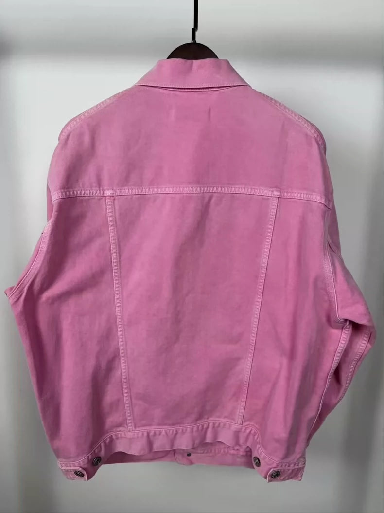 Pink Balenciaga Embroidered Jacket