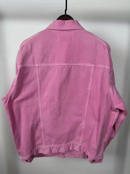 Pink Balenciaga Embroidered Jacket