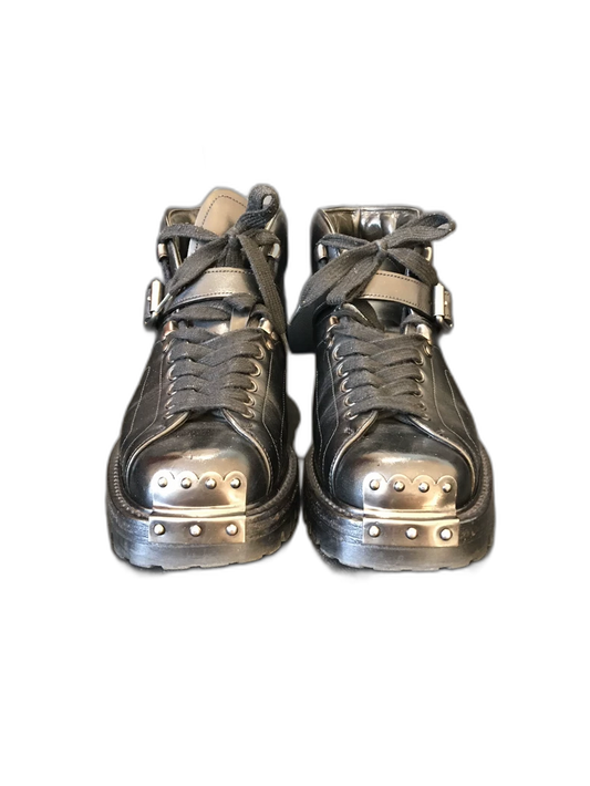 Prada Military Boots with Steel Caps