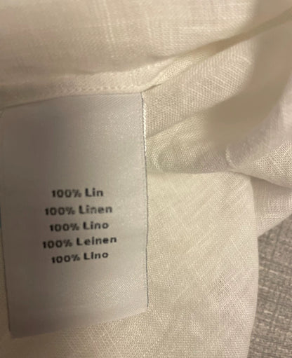 Hermes Linen Short Sleeve Hooded Shirt