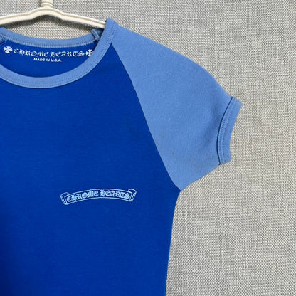 Chrome Hearts Baby Series Blue T-Shirt