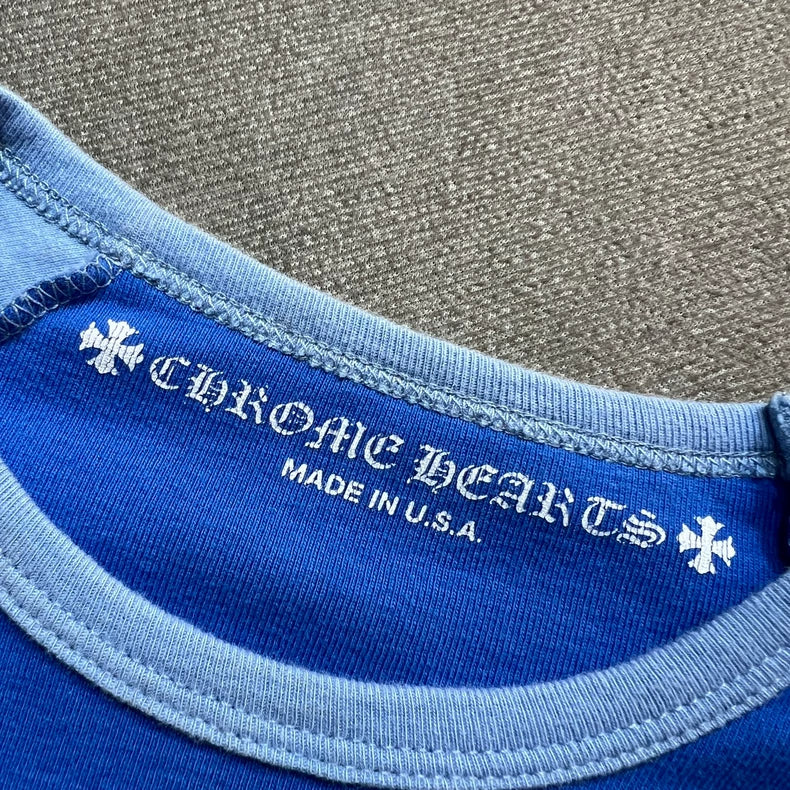 Chrome Hearts Baby Series Blue T-Shirt