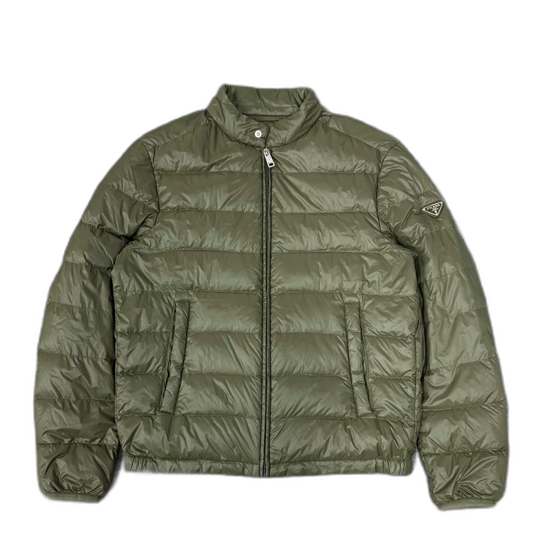 Prada Triangular Logo Down Jacket