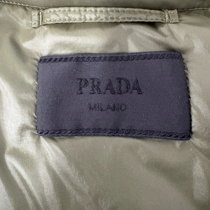 Prada Triangular Logo Down Jacket