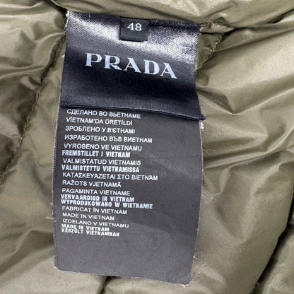 Prada Triangular Logo Down Jacket