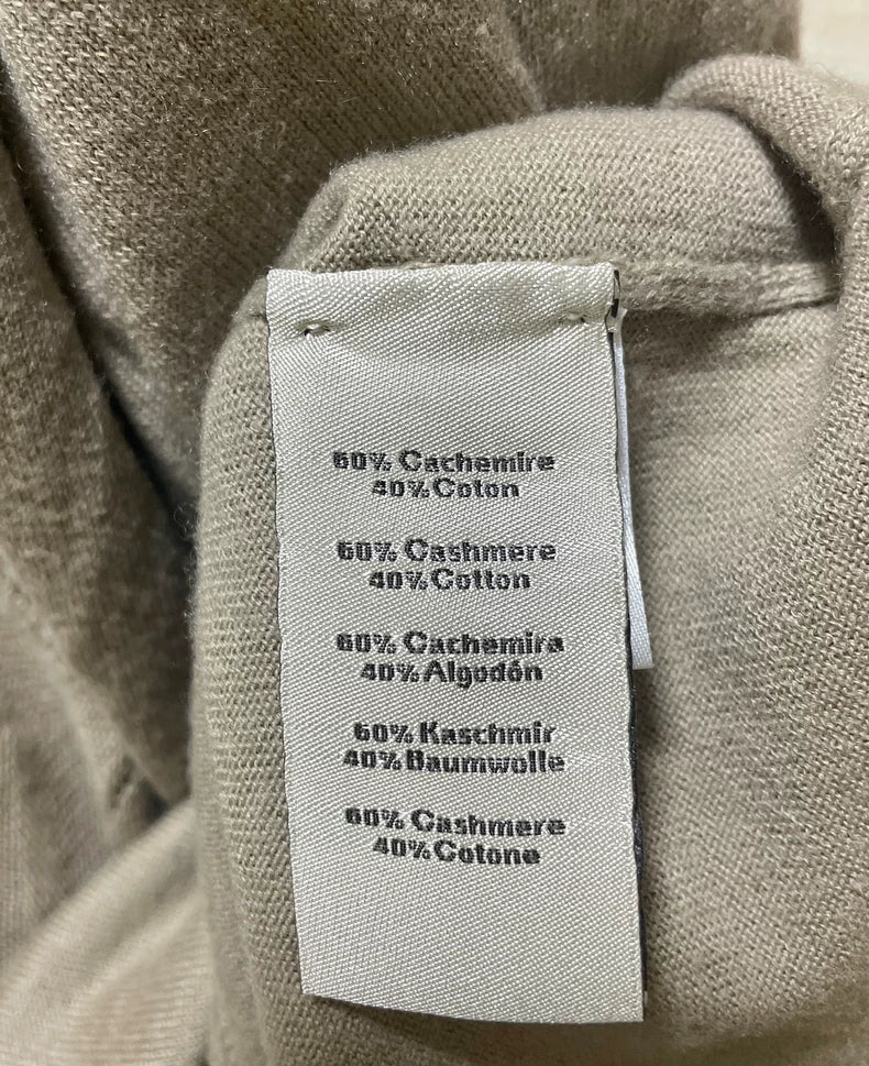 Hermes Cashmere Cotton Blend Knit Polo