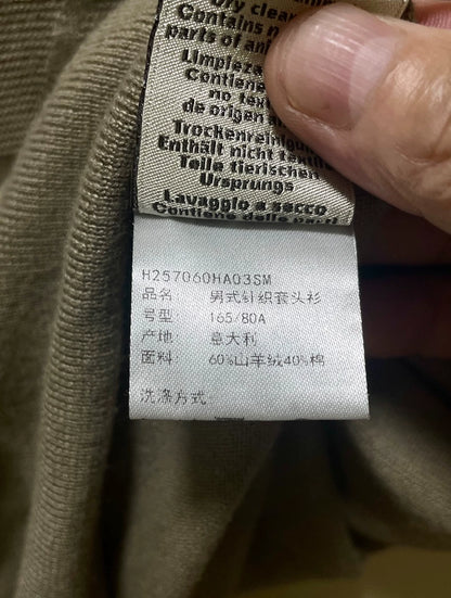 Hermes Cashmere Cotton Blend Knit Polo