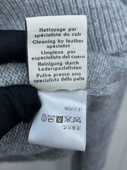Hermes Gray Cashmere Knit Sweater