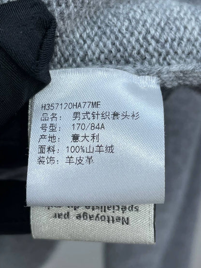 Hermes Gray Cashmere Knit Sweater