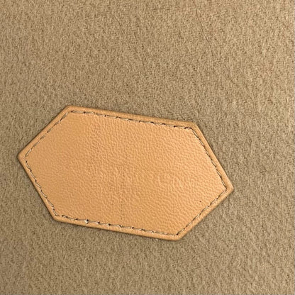 Louis Vuitton Brown Logo Wool Coat