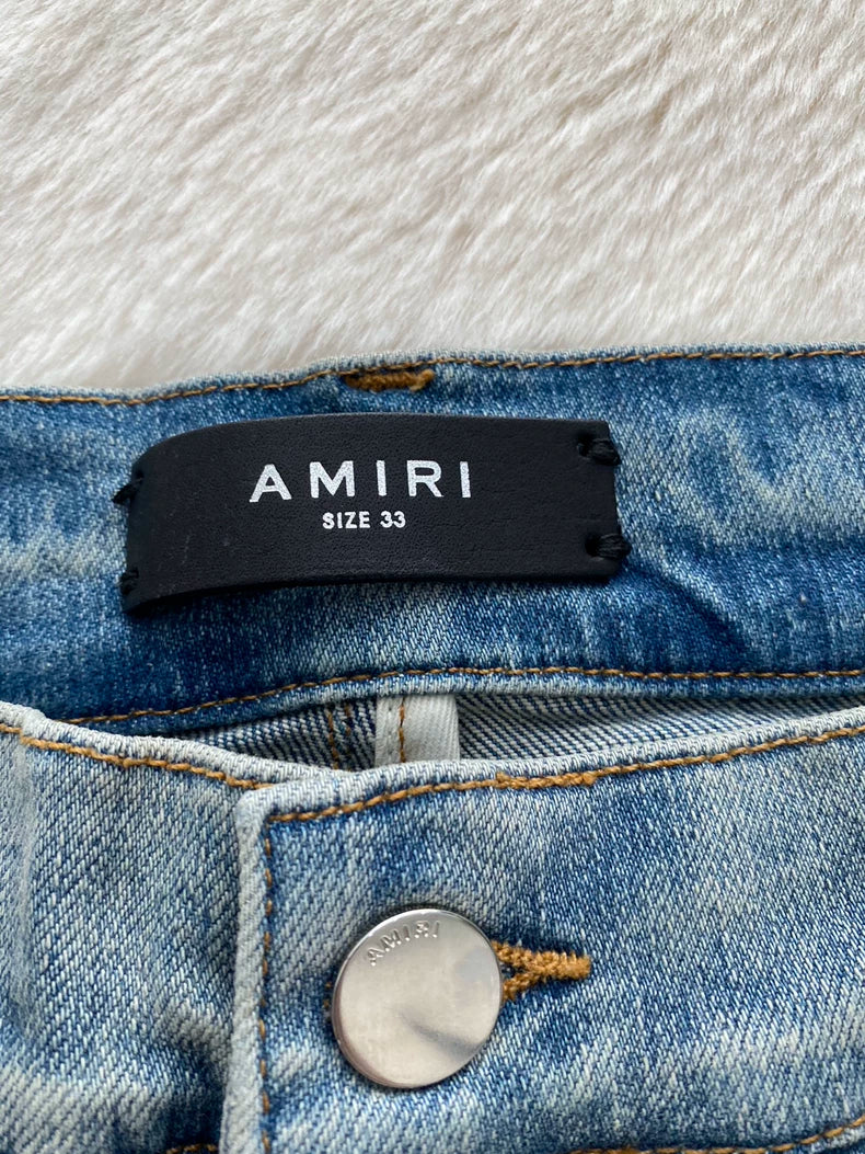 Amiri Military Patch Denim Pants