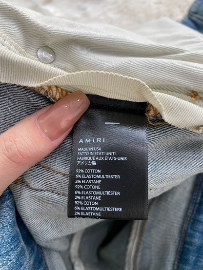 Amiri Military Patch Denim Pants