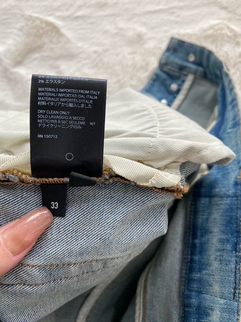 Amiri Military Patch Denim Pants