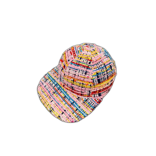 Chanel Woven Baseball Cap in Bright Colors