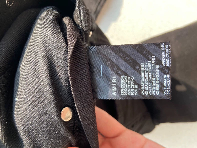 Amiri MX1 Bandana Distressed Jeans