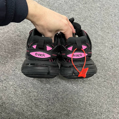 Balenciaga Track Dad Sneakers Black Pink