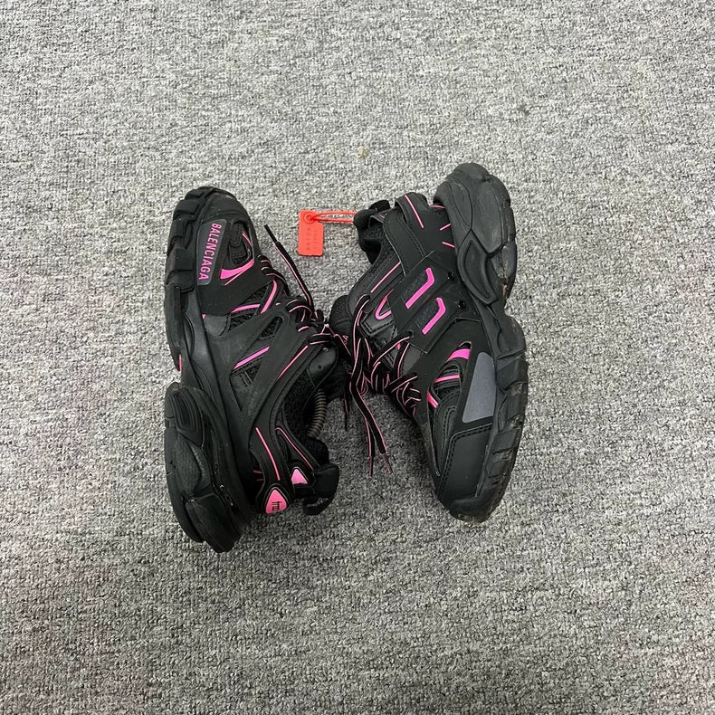 Balenciaga Track Dad Sneakers Black Pink