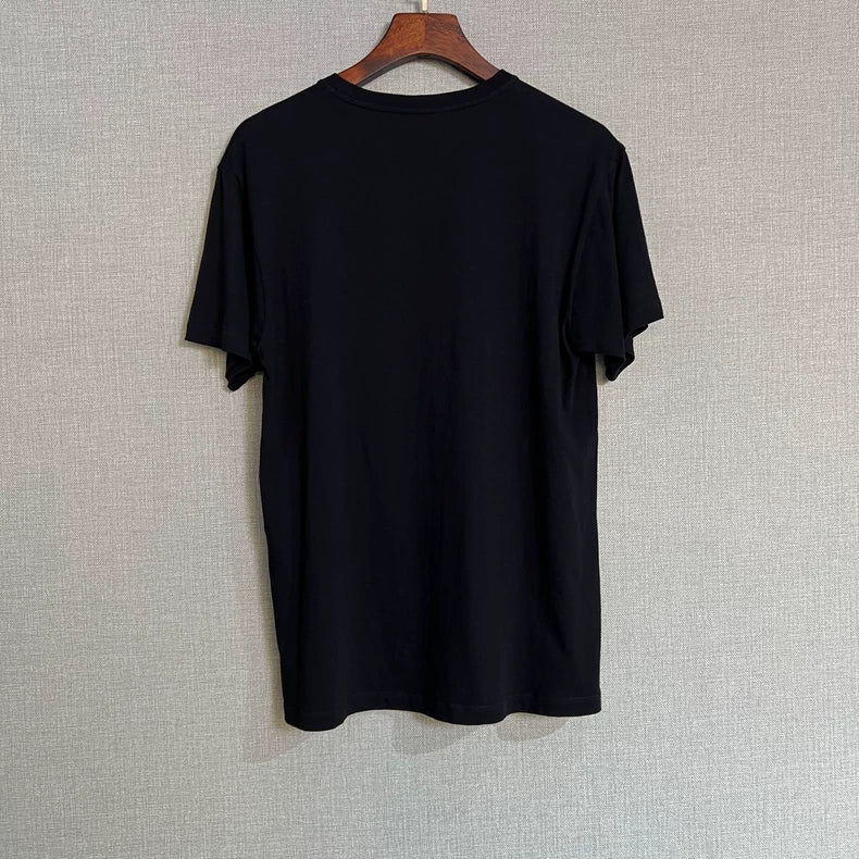 Gucci Black Floral Logo Short Sleeve T-Shirt