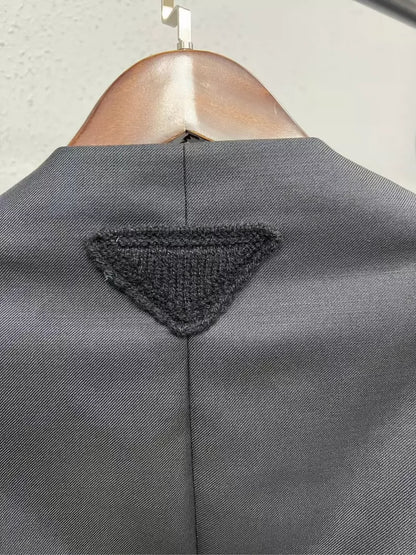 Prada Wool Blazer with Four Buttons