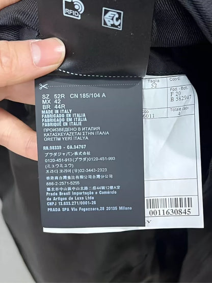 Prada Wool Blazer with Four Buttons