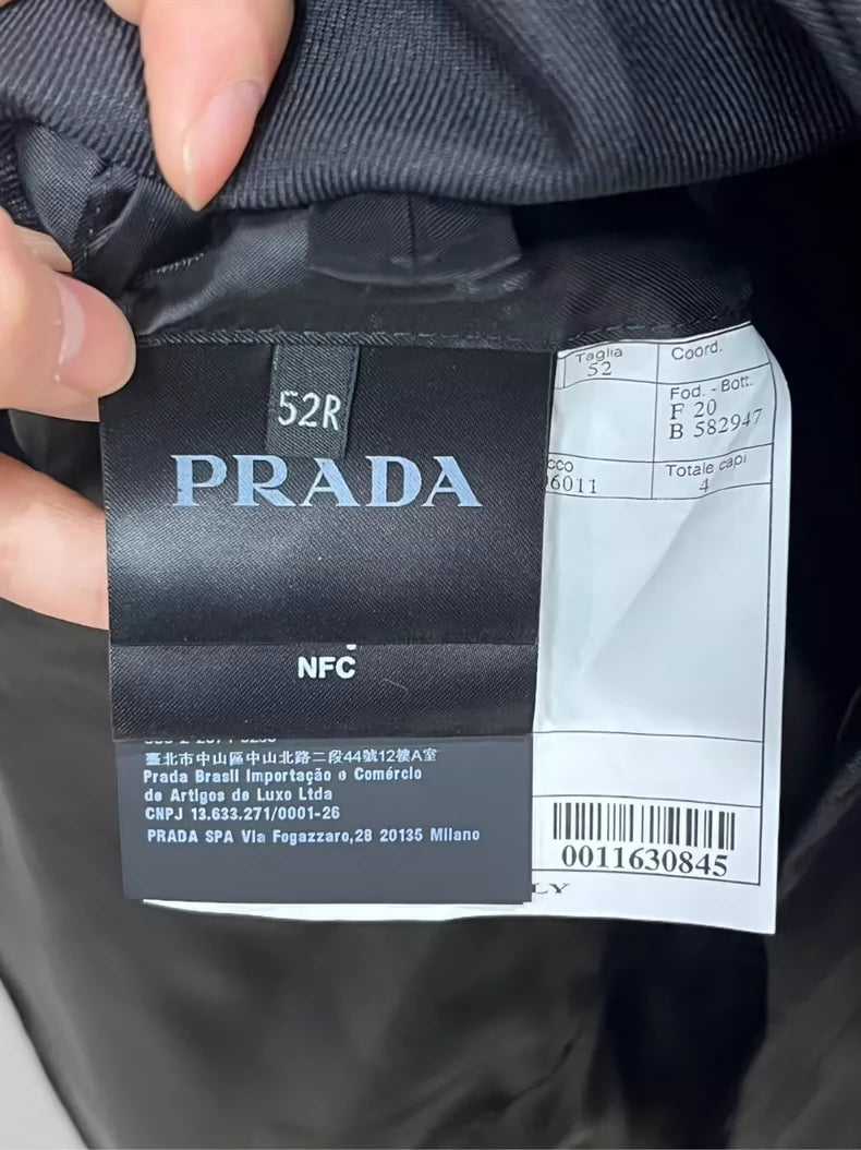 Prada Wool Blazer with Four Buttons