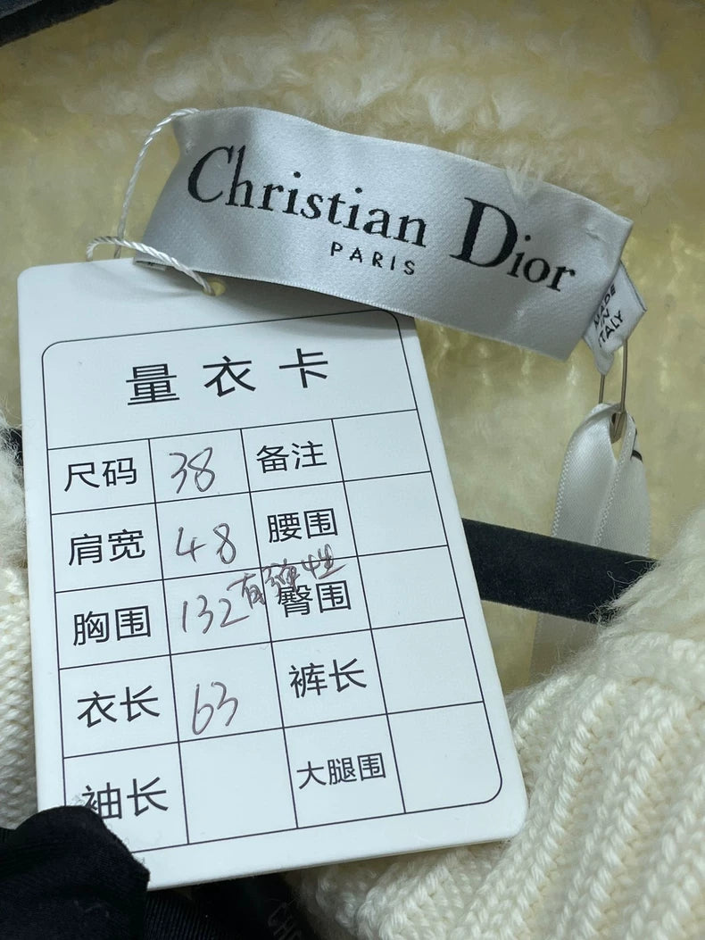 Dior Wool Vest with Horn Buttons