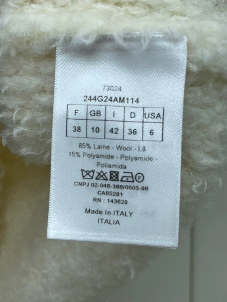 Dior Wool Vest with Horn Buttons