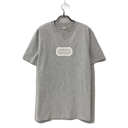 Dior Logo Embroidered Short Sleeve T-Shirt