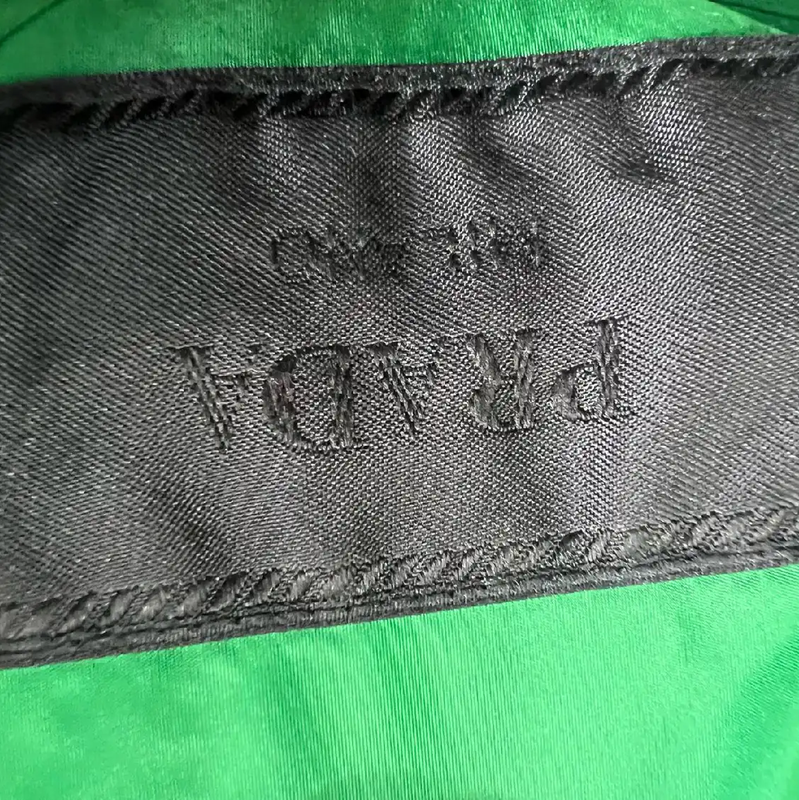 Prada Green Plaid Overshirt for Men