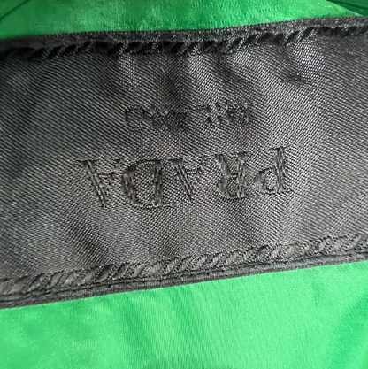 Prada Green Plaid Overshirt for Men