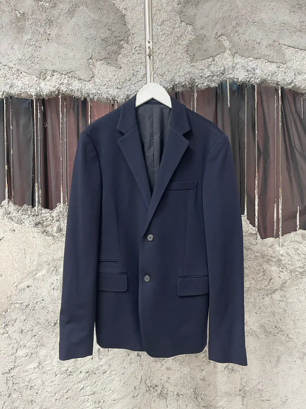 Prada Tailored Dark Blue Long Sleeve Jacket