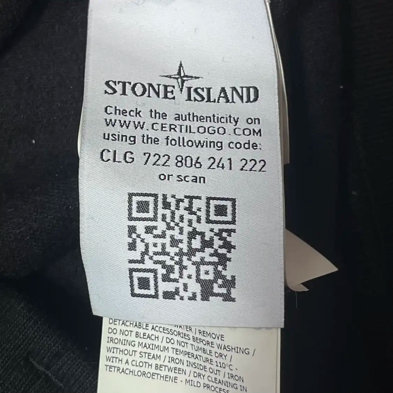 Stone Island Men's Black Long Sleeve Sweatshirt 0089