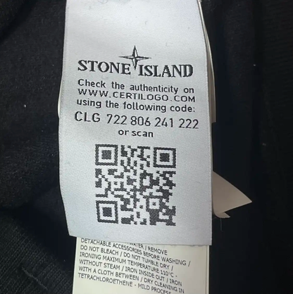 Stone Island Men's Black Long Sleeve Sweatshirt 0089