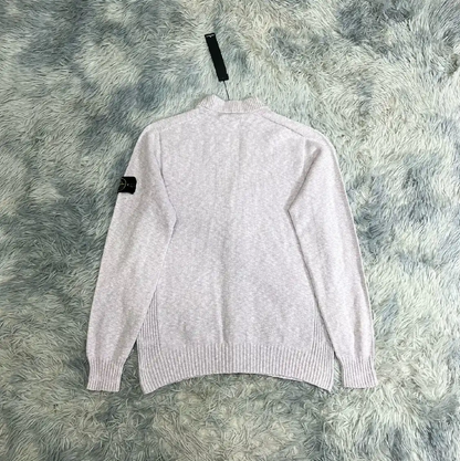 Stone Island Gray Wool Cardigan for Men 0089